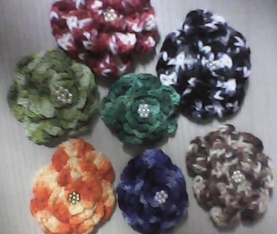 flores p/ cabelos
